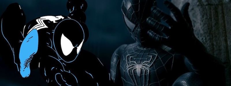 Раскрыт вырезанный черный костюм из «Человека-паука 3»