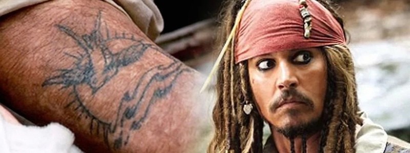 Татуировки Джека Воробья не имеют смысл в «Пиратах Карибского моря»
