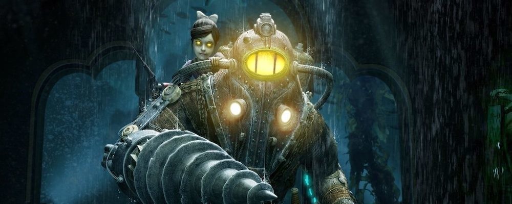Показан Большой Папочка без шлема из BioShock