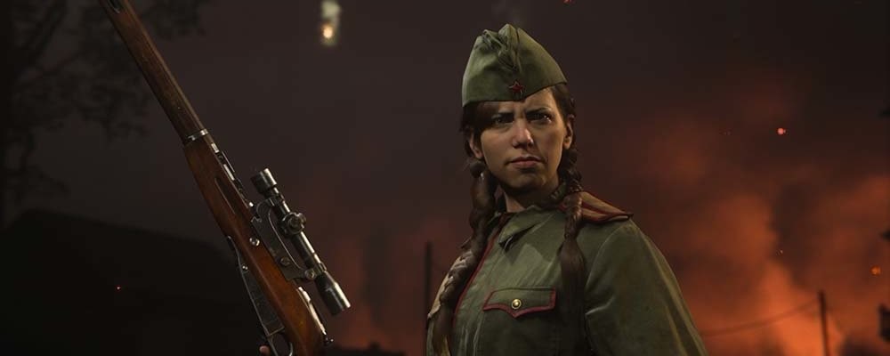 Первый геймплей Call of Duty: Vanguard за Полину в Сталинграде